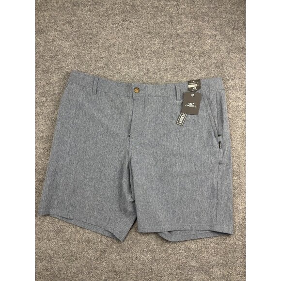 O'Neill Shorts Mens 42 Blue Heather Hyperdry Hybrid Quick Dry Golf Swim Casual - Picture 1 of 8
